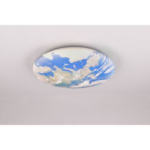 Plafoniera Terra, RL, 37x8.5 cm, 15W, 1x SMD, plastic, multicolor imagine