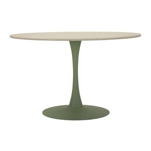 Masa dining Stockholm, Mauro Ferretti, 120x120x76 cm, MDF/fier, verde imagine