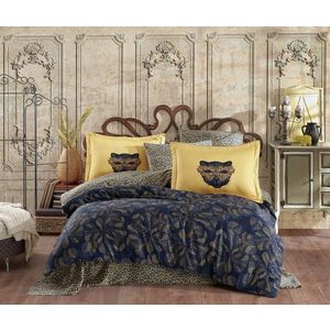 Lenjerie de pat dubla, Caprice - Yellow, Hobby, Bumbac Satinat imagine