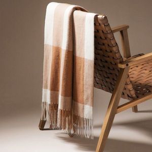 Patura Melrose, Homla, 150x200 cm, poliester, maro/bej imagine