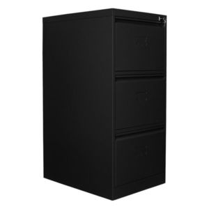 Dulap de dosare, Shelvoria, Js1021Sı, 47x102x62 cm, Otel, Negru imagine
