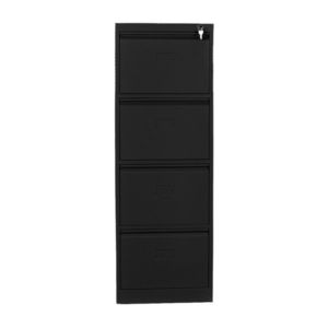 Dulap de dosare, Shelvoria, Js1022S, 47x133x62 cm, Otel, Negru imagine