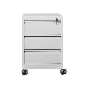 Dulap de depozitare cu incuietoare, Shelvoria, Js1019, 50x40x57 cm, Otel, Gri deschis imagine