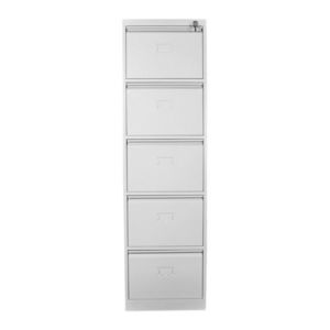 Dulap de depozitare cu incuietoare, Shelvoria, Js1023, 47x166x62 cm, Otel, Gri deschis imagine
