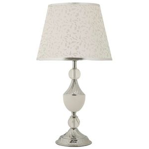 Lampa de masa Kody, Mauro Ferretti, 1 x E27, 40W, 30x54 cm, fier, argintiu/alb imagine