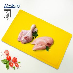 Tocator HACCP GN1/1, Cooking by Heinner, 53x32.5x2 cm, polietilena (LPDE), galben imagine