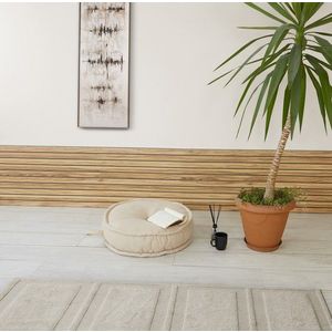 Perna de podea, Valovi, Onna, 60x15x60 cm, Textil, Crem imagine