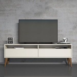 Comoda TV, Hommy Craft, Best 2, 150x30x50 cm, PAL, Crem imagine