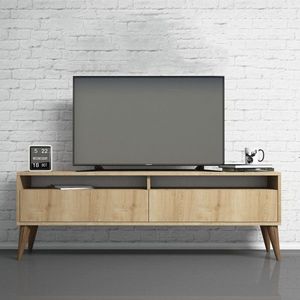 Comoda TV, Hommy Craft, Best 2, 150x30x50 cm, PAL, Stejar imagine
