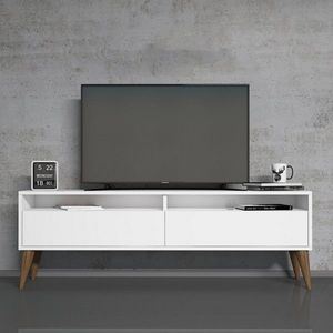 Comoda TV, Hommy Craft, Best 2, 150x30x50 cm, PAL, Alb imagine