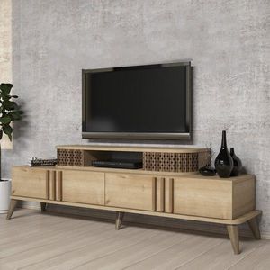 Comoda TV, Hommy Craft, Eylul, 168x39x51 cm, PAL, Stejar imagine