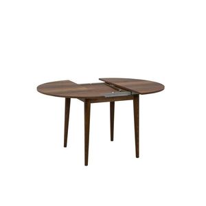 Set masa extensibila si 4 scaune, Vella, Vina 1053, PAL, Antracit / Nuc imagine