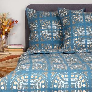 Lenjerie de pat King Size, Losa, Homla, 3 piese, 200x220 cm, microfibra din poliester, multicolor imagine