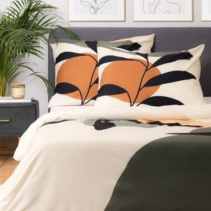 Lenjerie de pat dubla Tierra, Homla, 3 piese, 160x200 cm, microfibra din poliester, multicolor imagine