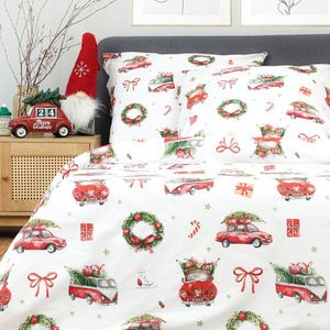 Lenjerie de pat King Size, Arco, Homla, 3 piese, 200x220 cm, bumbac, multicolor imagine