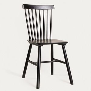 Scaun Vici, Homla, 52x46x92 cm, lemn, negru imagine