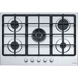 Plita gaz incorporabila Franke Smart 750 FHSM 755 4G DC XS C cu 5 arzatoare 75cm Inox imagine