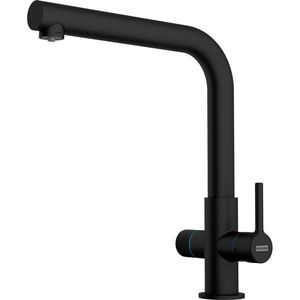 Baterie bucatarie 3 cai Franke Lina Clear Water L Matte Black imagine