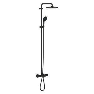 Coloana de dus Grohe Tempesta System 250 cu baterie cada termostatata matte black imagine