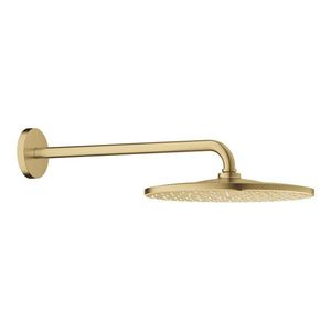 Palarie de dus Grohe Rainshower Mono 310 cu brat de perete 422mm brushed cool sunrise imagine