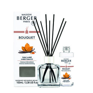 Difuzor parfum camera Maison Berger Ice Cube cu parfum Tabac Ambre 100ml imagine