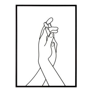 Mauro Ferretti Decorație De Perete Simply Mâini cm 40X1X55 | Aosom Romania imagine