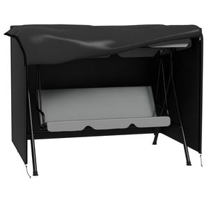 Outsunny Husă de Protecție pentru Leagăn de Grădină 3 Locuri pânză impermeabilă dim. 2, 05L x 1, 24l x 1, 64H m Oxford Densitate Înaltă de 600D | Aosom Romania imagine
