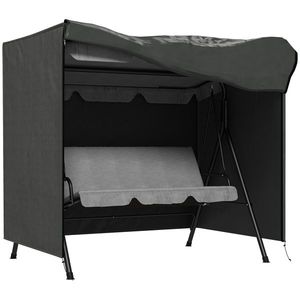 Outsunny Husă de protecție pentru balansoar de grădină din material Oxford 177 x 114 x 152 cm gri închis | Aosom Romania imagine