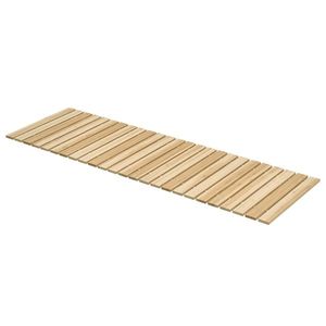 Outsunny Drum de grădină lături lemn rulabile lemn masiv pin 120 x 38 cm | Aosom Romania imagine