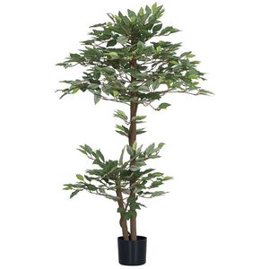 Outsunny Arbre Artificiel Plante Artificiel ficus Inaltime 1, 5 m Trunchi Ramuri Liane Imitation Moss Feuilles Grand realism Ghiveci Inclus | Aosom Romania imagine