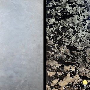 Ardezie Flexibila Translucida SKIN 2mm - Black Slate, 122x61 cm | Iluminare Ambientala, Interior & Exterior imagine