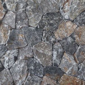 Marmura Poligonala Rock Face Lava Black imagine