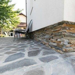 Ardezie AquaBlue Mix 3D Strips | Piatra Decorativa pt. Placari Verticale, Exterior-Interior (10-12 mp/palet) imagine