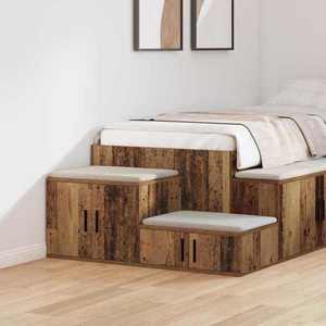 vidaXL Dulap de depozitare Lemn vechi 108 x 41 x 40 cm Lemn compozit imagine