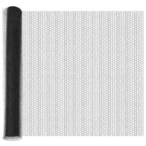 vidaXL Îngrădire cu stâlpi Gri 1.4 x 25 m otel acoperit cu PVC imagine