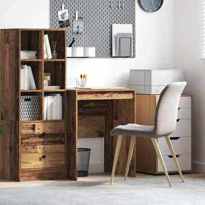 vidaXL Birou Lemn Vechi 60 x 50 x 76 cm imagine