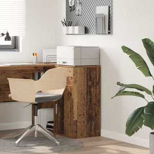 vidaXL Bufet cu sertar Lemn vechi 38 x 34.5 x 75 cm Lemn compozit imagine