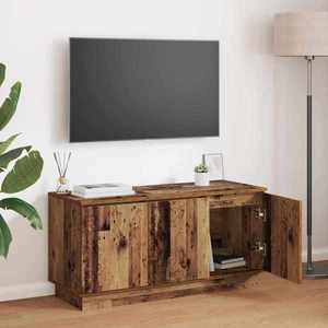 vidaXL Cabinet TV Lemn Vechi 100 x 38 x 49 cm Lemn compozit imagine
