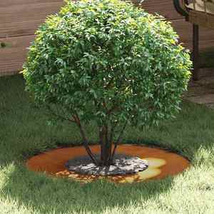 vidaXL potrivit pentru inele de copac plat 5 pcs Maro Ø30 / 60 cm imagine