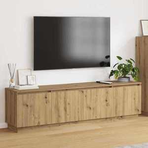 vidaXL Cabinet TV Stejar Artizanal 180 x 38 x 49 cm Lemn compozit imagine