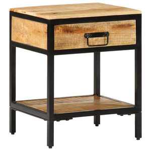 vidaXL Dulap de noapte Maro 40 x 35 x 50 cm Lemn masiv de mango imagine