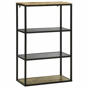 vidaXL Bibliotecă Maro 70 x 35 x 110 cm Lemn masiv de mango imagine