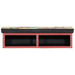 vidaXL Cabinet TV cu raft Multicolour 80 x 30 x 22 cm Lemn compozit imagine