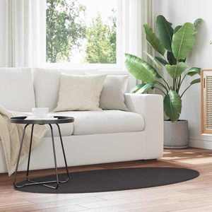 vidaXL Covor HUARTE Antracit 80 x 150 cm Poliester imagine