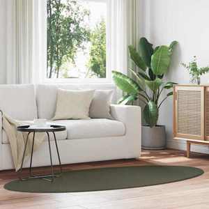 vidaXL Covor HUARTE Verde pădure 100 x 200 cm Poliester imagine