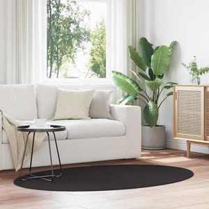 vidaXL Covor HUARTE Negru 100 x 200 cm Poliester imagine