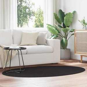 vidaXL Covor HUARTE Negru 120 x 170 cm Poliester imagine