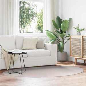 vidaXL Covor HUARTE Nisipiu 140 x 200 cm Poliester imagine