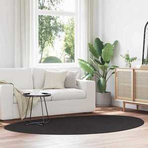 vidaXL Covor HUARTE Negru 160 x 230 cm Poliester imagine