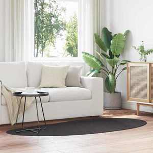 vidaXL Covor Antracit 100 x 200 cm Poliester imagine